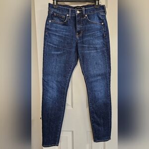 Veronica Beard Dark Blue Skinny Jeans